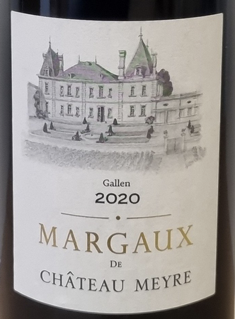Margaux de Chateau Meyre 2020